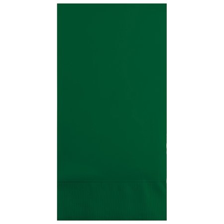 TOUCH OF COLOR Hunter Green Guest Towels, 4"x8", 192PK 953124